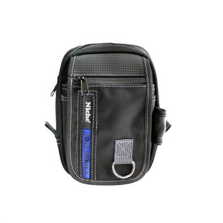 Wholesale Multi-functional Tool Pouch, Zipper Closure and Metal Clip
